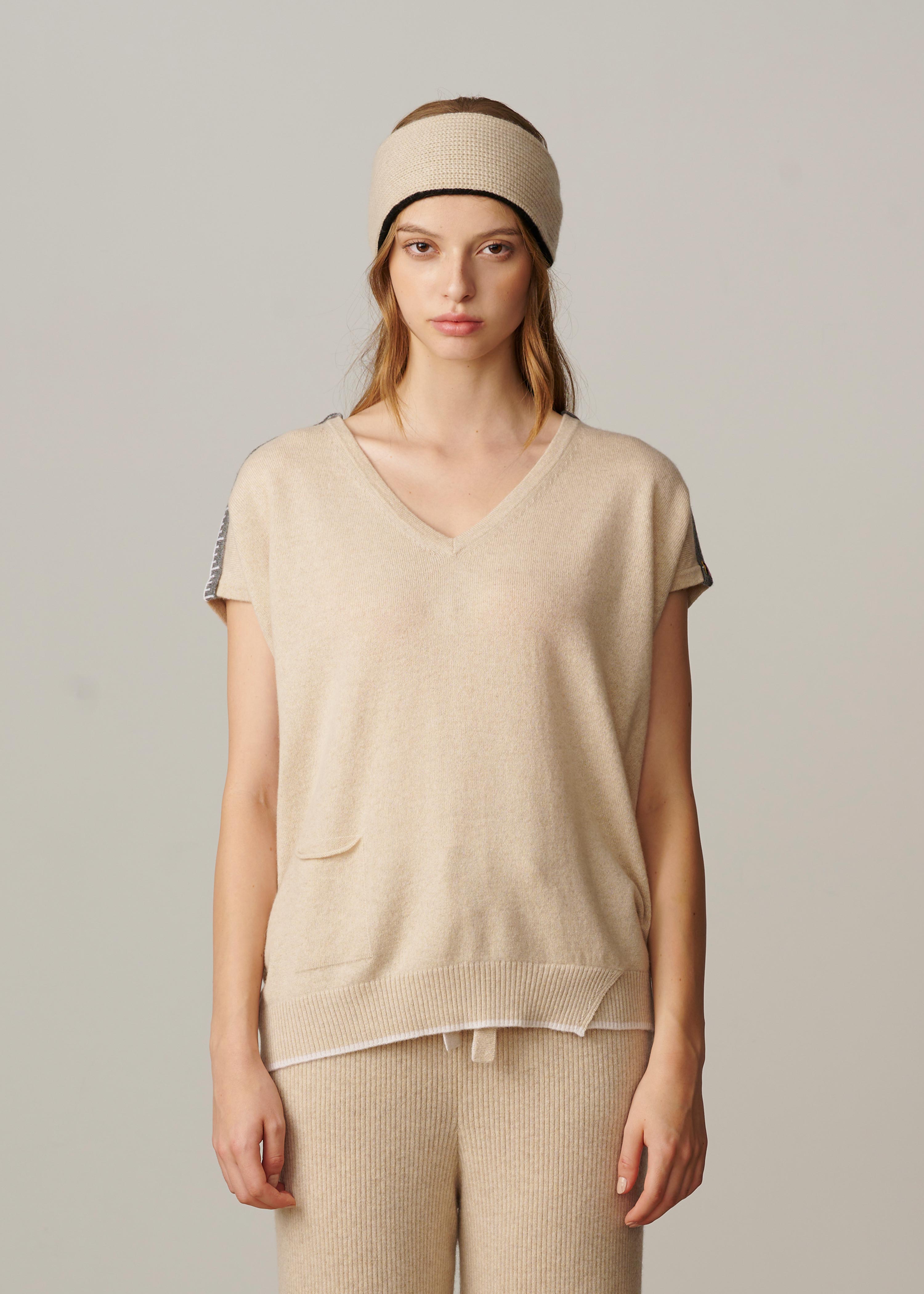 Miller Double-Sided Wide T-shirt - Beige